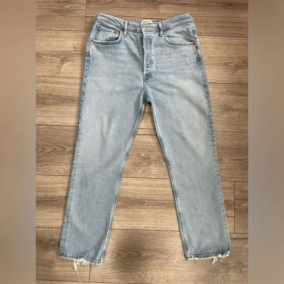 Women’s AGOLDE Riley High Rise Straight Crop Jeans Size 30 - Picture 4 of 11